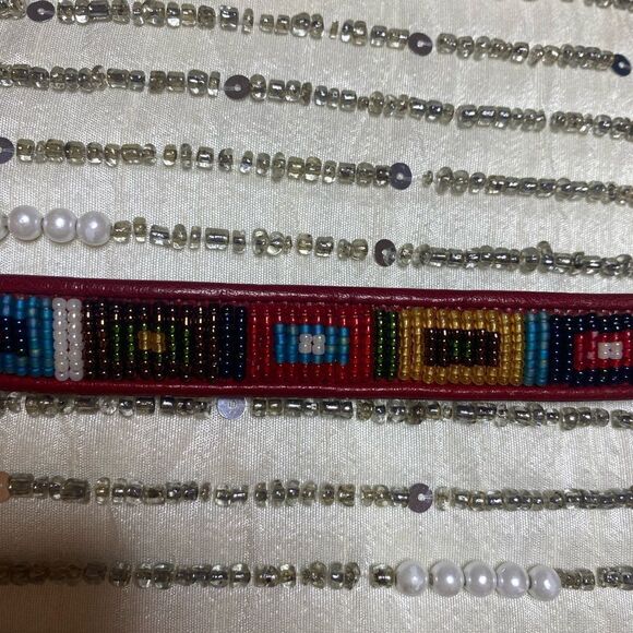 Brighton beaded belt, L 35 inch main image 8